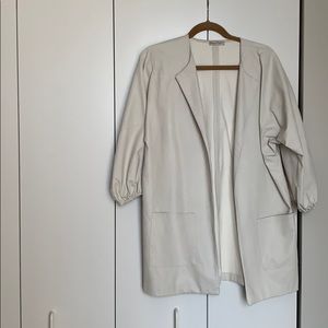 White Leather Jacket